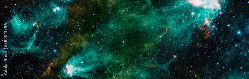star particle motion on black background  starlight nebula in galaxy at universe Space background. The elements of this image furnished by NASA.