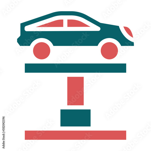 Vector Design Car Lift Icon Style