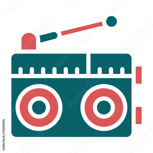 Vector Design Radio Icon Style