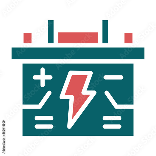 Vector Design Accumulator Icon Style