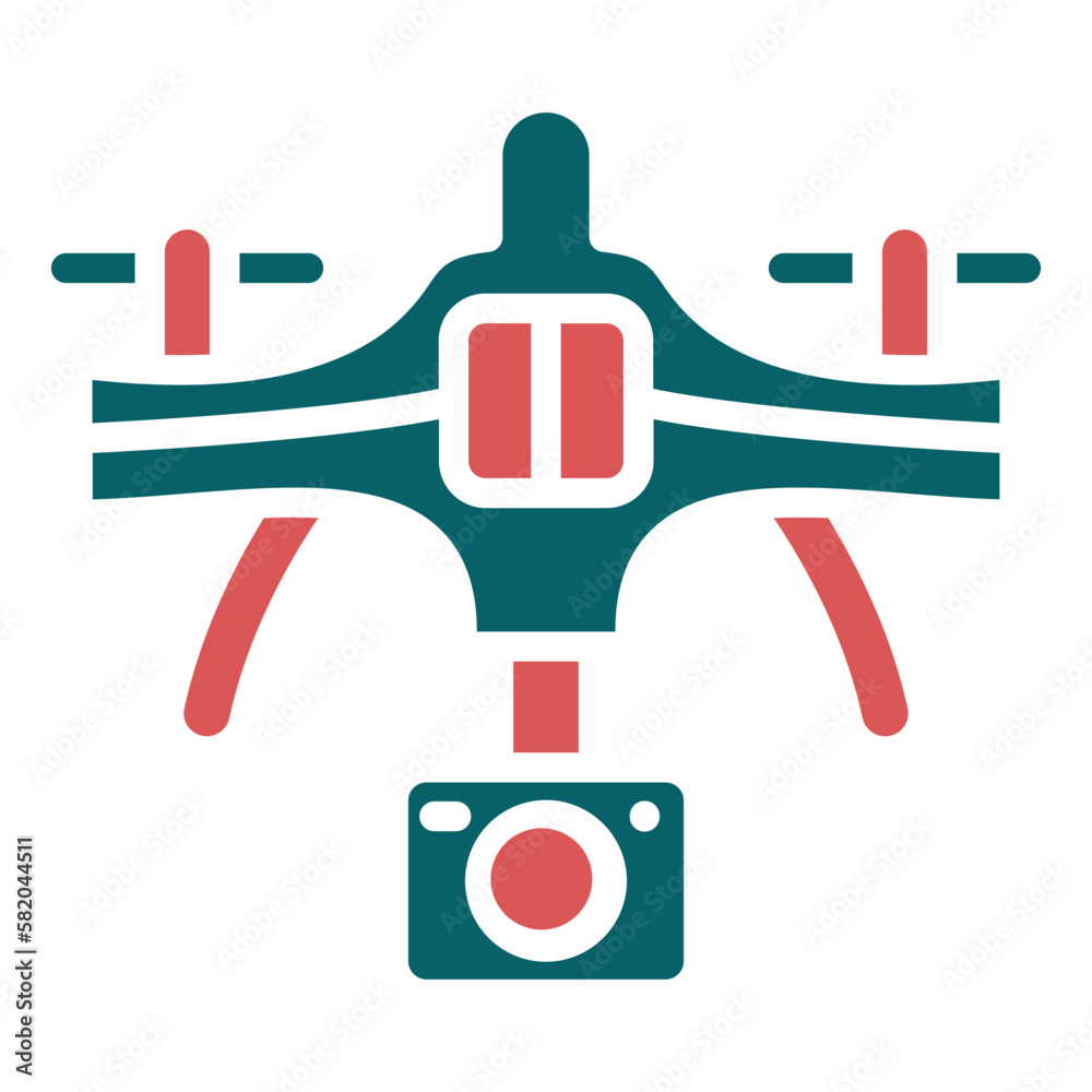 Obraz premium Vector Design Drone Icon Style