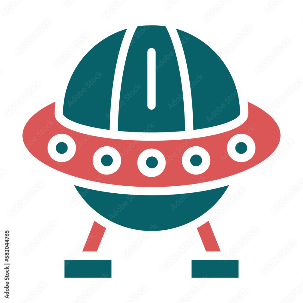 Vector Design UFO Icon Style Vector Design UFO Icon Style