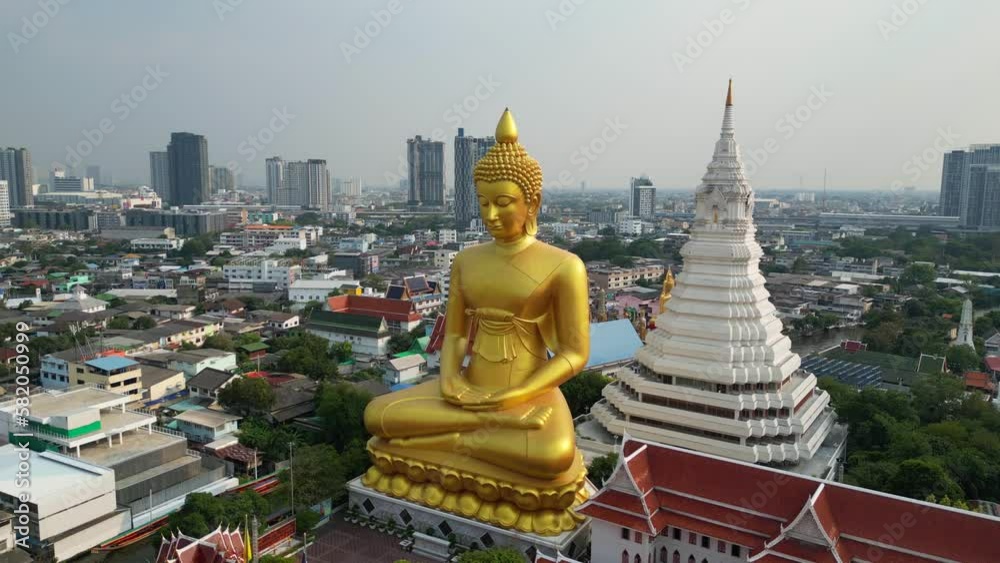 Wat Paknam Bhasicharoen is a royal wat located in Phasi Charoen district, Bangkok, at the Chao Phraya River. It is part of the Maha Nikaya fraternity and is the origin of the Dhammakaya tradition.