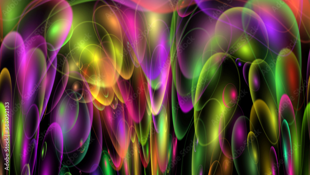 Abstract colorful background with light effect