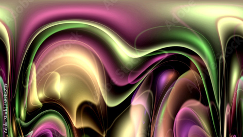 Fairy tale forest. Psychedelic landscape