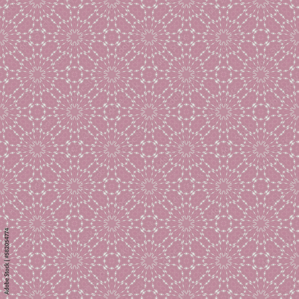 seamless pattern with pink geometric flowers seamless pattern with pink geometric flowers