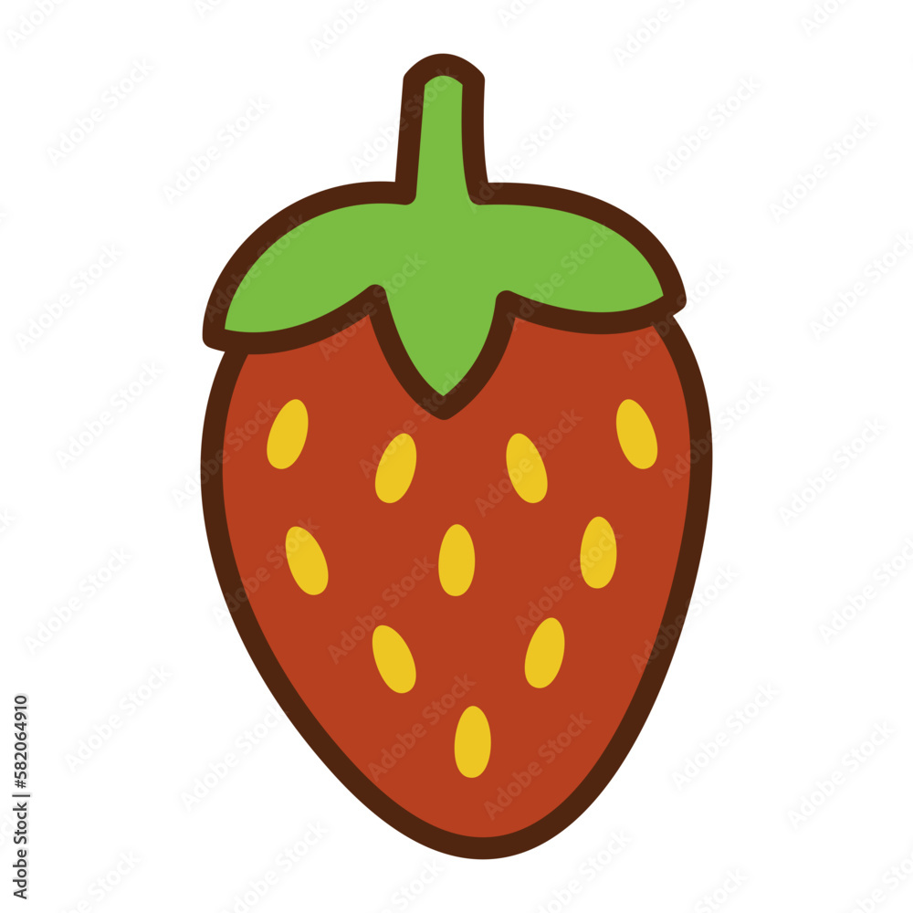 Cute Fruit Doodle Illustration Cute Fruit Doodle Illustration