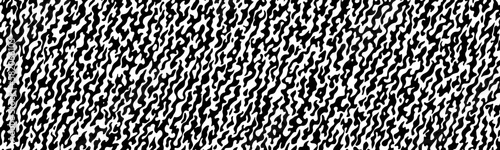 Abstract root texture creates graphic decorative pattern in black and white, perfect for fashion or nature designs. Wide banner illustration. Vector