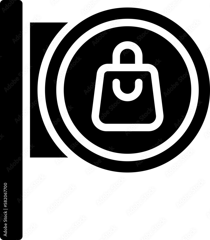 Obraz premium signboard icon