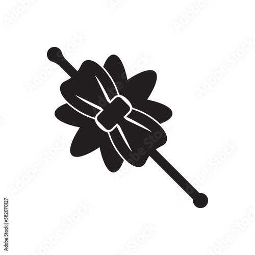 Hair pin symbol icon,logo illustration design template