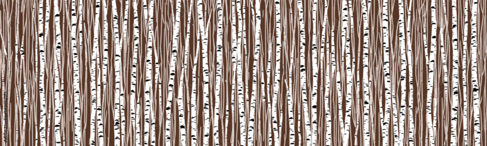 Rustic and natural illustration of birch bark texture with repeating pattern of tree elements in shades of pink and white. Perfect as wooden decoration or backdrop for forest themed event. Vector Rustic and natural illustration of birch bark texture with repeating pattern of tree elements in shades of pink and white. Perfect as wooden decoration or backdrop for forest themed event. Vector