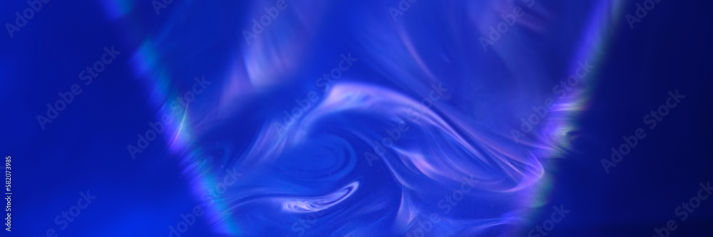 Obraz premium blue smoke on black