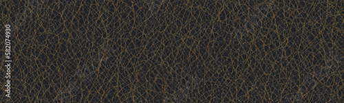 Wrinkled saran wrap overlay creating abstract black and wheat pattern. Dark and grungy backdrop is great for packaging and design. Vector