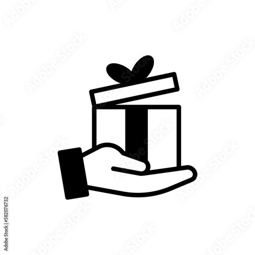 Donor icon in vector. Illustration