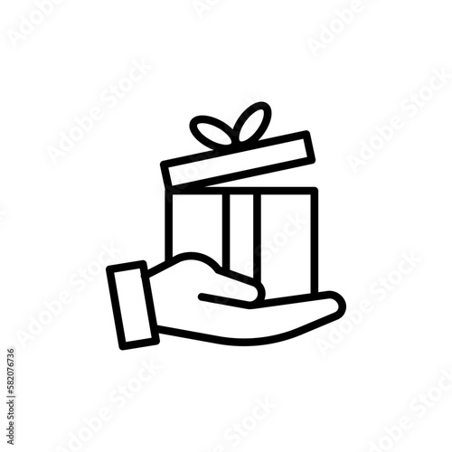 Donor icon in vector. Illustration