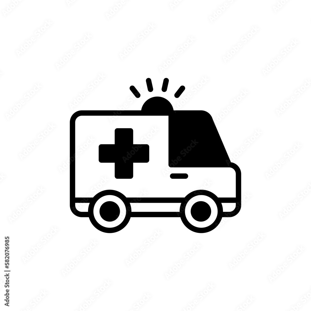 Ambulance Service icon in vector. Illustration Ambulance Service icon in vector. Illustration