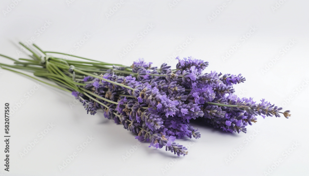 lavender flowers isolated on white lavender flowers isolated on white