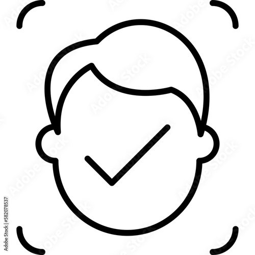 Facial Recognition Icon