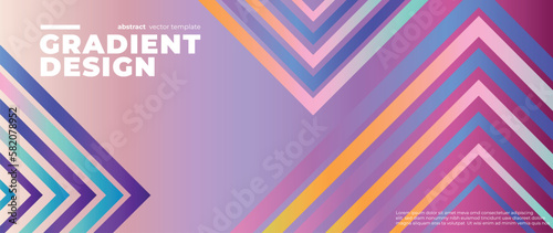 Vibrant gradient background vector. Futuristic style cover template with shapes, colorful and liquid color. Modern wallpaper design perfect for social media, idol poster, photo frame.