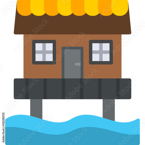 Beach Hut Icon