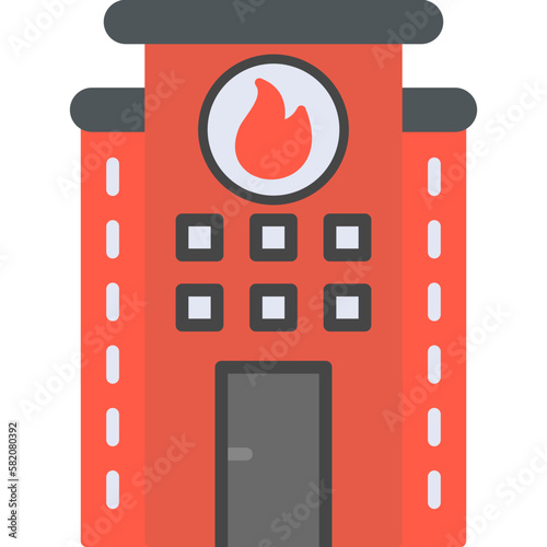 Fire Station Icon