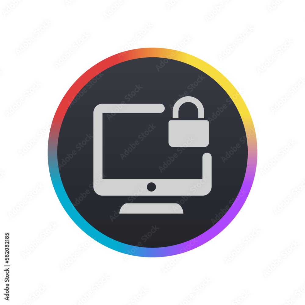 Lock System - Pictogram (icon) Lock System - Pictogram (icon)