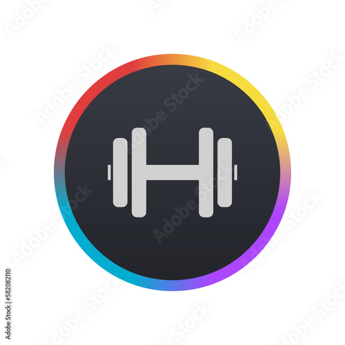 dumbbell - Pictogram (icon) 