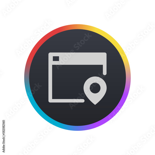 Site Location - Pictogram (icon) 