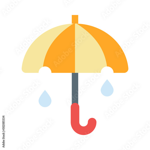 umbrella flat icon