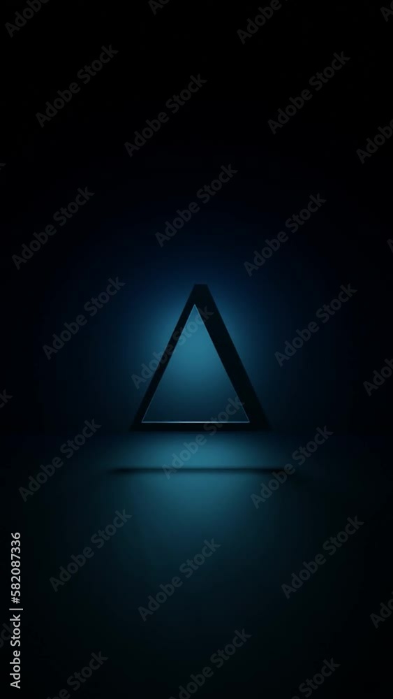 delta, triangle, design, 3d, bleue, animation, foncé, épuré, art, technologie, mouvement, texture, modèle, numérique, illustration, couleur, bleu, lumière, conception, lumineux, noir, arrière-plan, lo