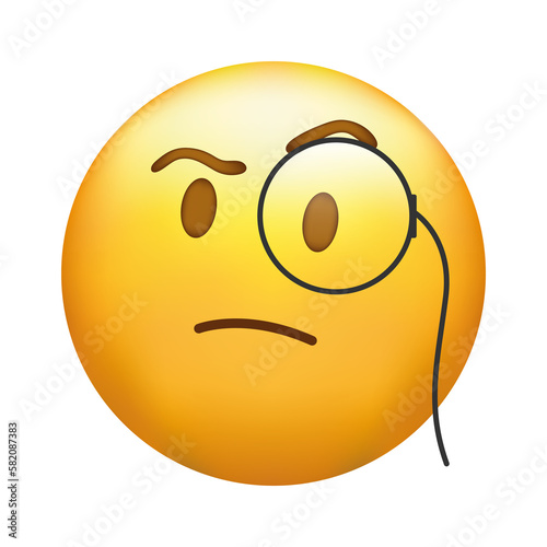 Foto Single emoji icon. Fun icon. Emoticon.