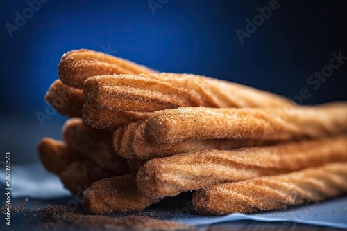 Crispy Churros, created with Generative AI technology