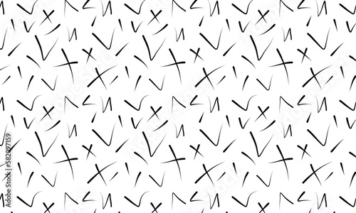 Hand Drawn seamless Patterns.  