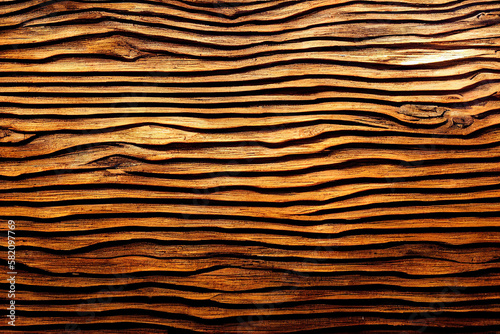  Old wooden background. Wood texture. Generative AI.