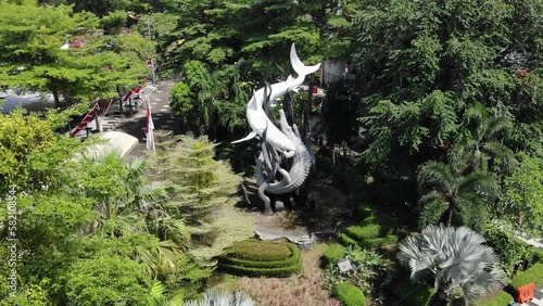 Sura and Baya Monument Aerial 1