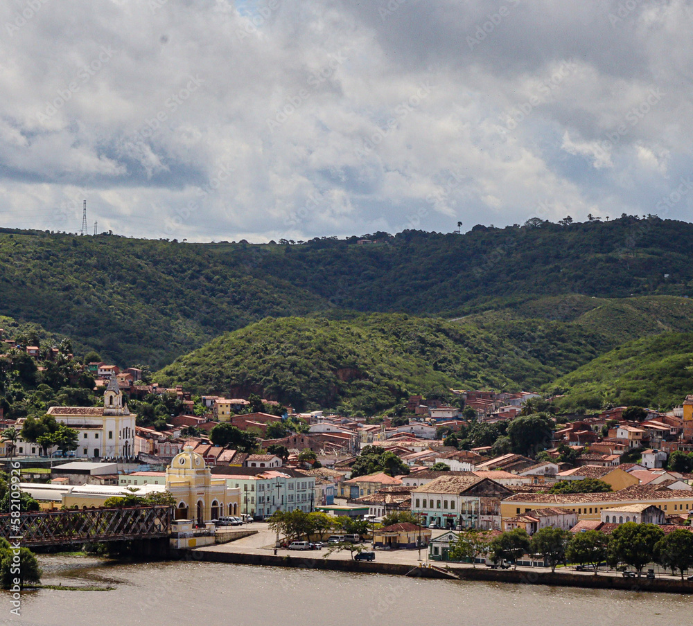 village on the river - A city Cachoeira, Bahia, Brazil