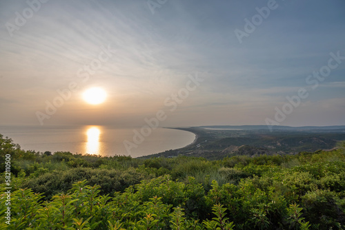 Anzac Cove, where major conflicts took place in the 1st World War, and the traces of the war and the graves of Australian soldiers photo