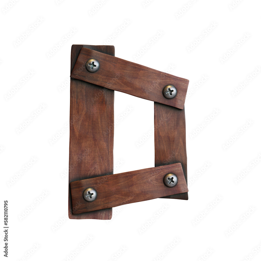 Wooden Planks 3D Lettering or Alphabet Wooden Planks 3D Lettering or Alphabet
