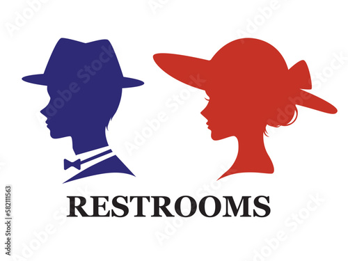 男女のトイレマーク