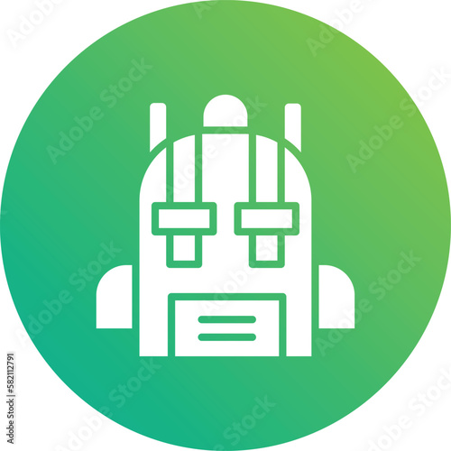 Bagpack Vector Icon Design Illustration