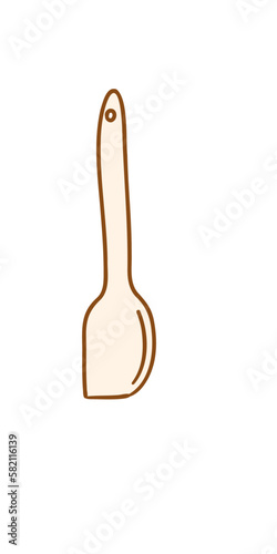 pastel kitchenware_spatula _file ai