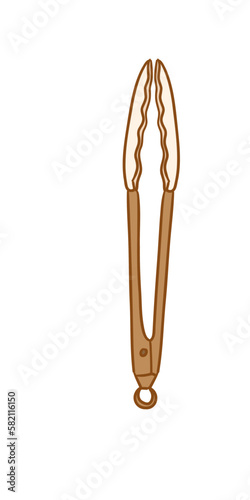 pastel kitchenware_tong_food clamp_file ai