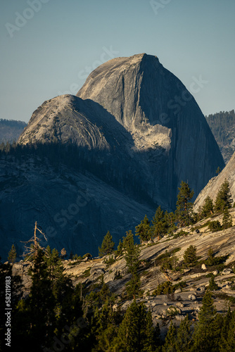 Halfdome And Sub Dome Warm With Mid Morning Light photo