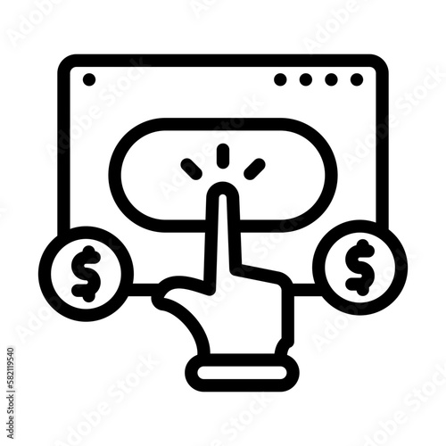 pay per click icon