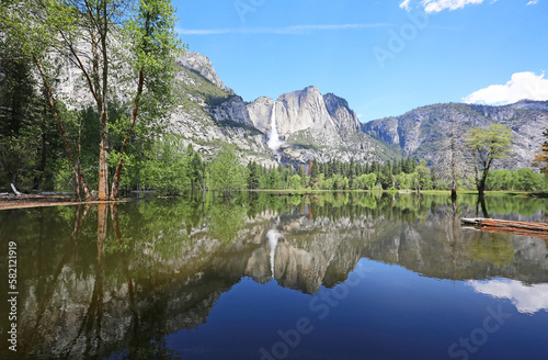 Mirror reflection - Yosemite National Park, California