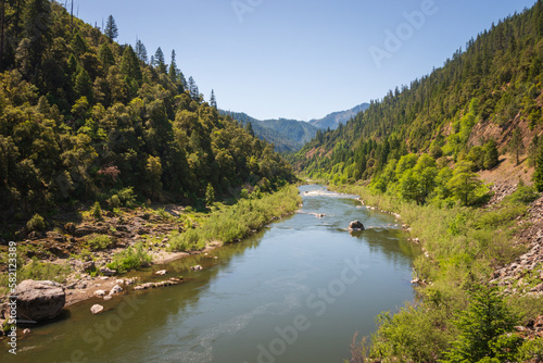River at Klamath National Forest, California
