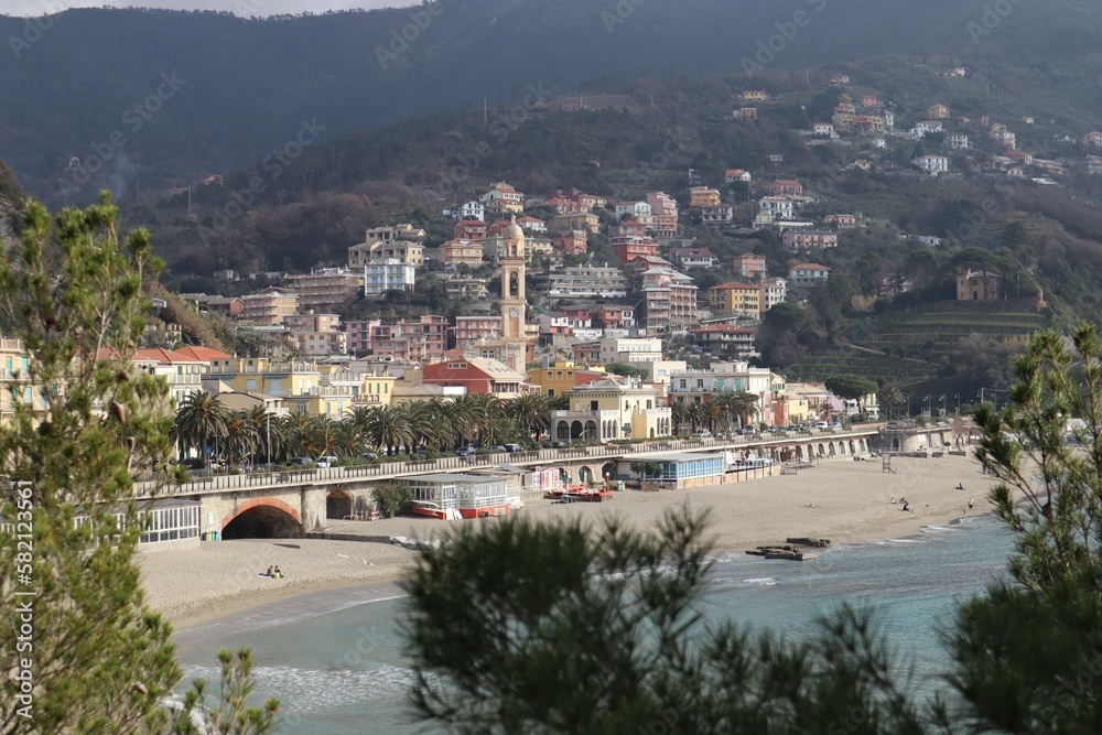 Obraz premium Moneglia village in Liguria 