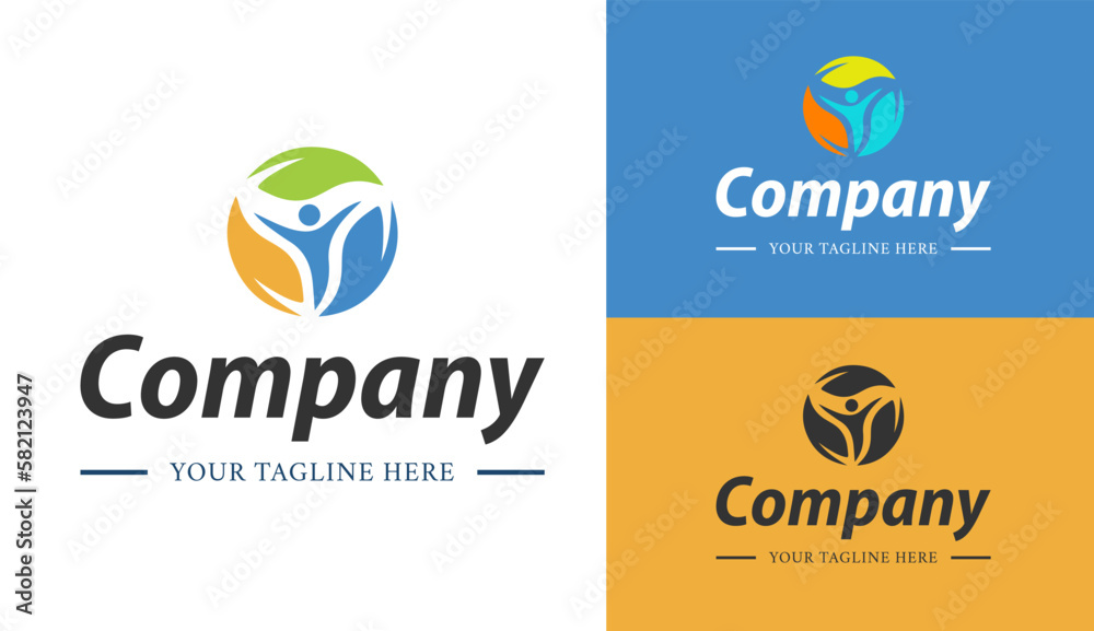 Modern Company Logo Vector Design Element For Your Company Logo. Flat Vector Company Logo Design Template Element Modern Company Logo Vector Design Element For Your Company Logo. Flat Vector Company Logo Design Template Element