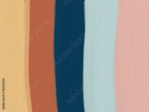 aesthetic shape horizontal colorshade with yellow mustard red brick navy blue light blue nude pink tone file ai