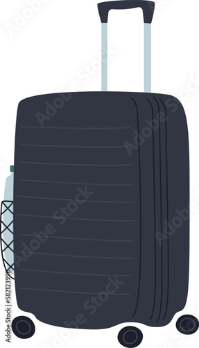 Rolling travel suitcase for clothes